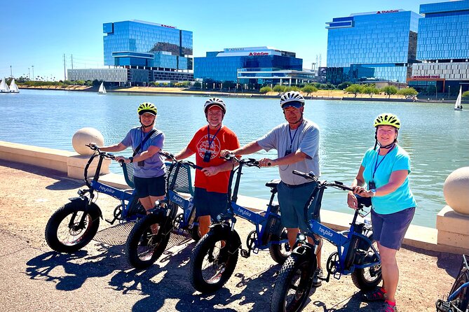 2.5 Hour FAT Tire E-Bike Tour – Scottsdale Greenbelt Adventure - Tempe Town Lake and the ASU connection