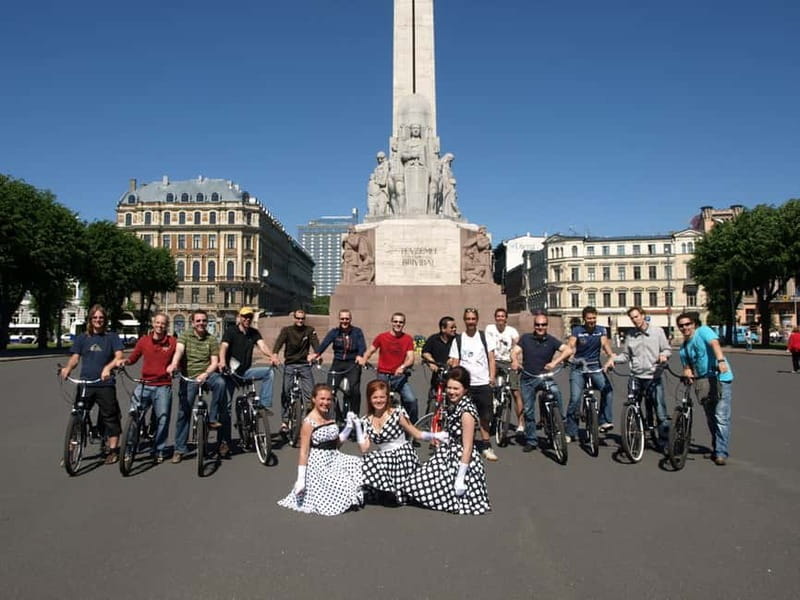 2.5-Hour Riga Cruiser Bike Tour - Reaching the old port beside the Daugava