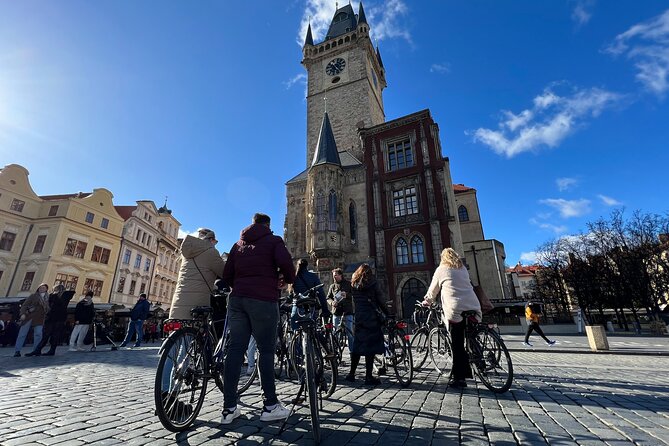 3-hour Complete Prague Bike Tour - Old Town Square begins the story at the Astronomical Clock