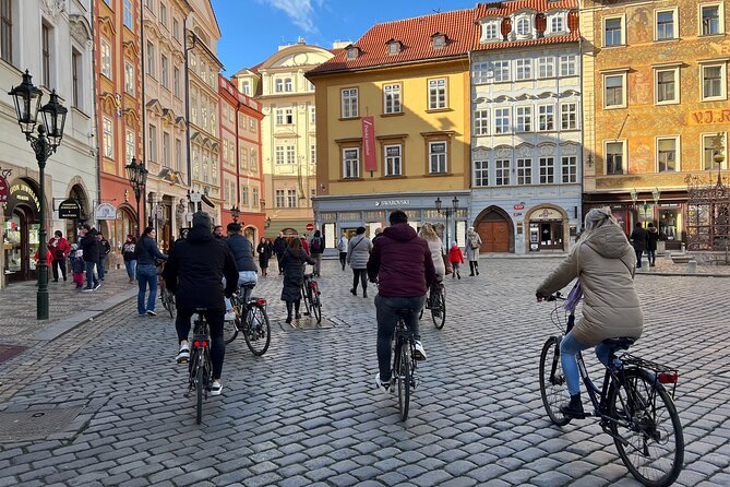 3-hour Complete Prague Bike Tour - Powder Tower and Municipal House mark the old city edge
