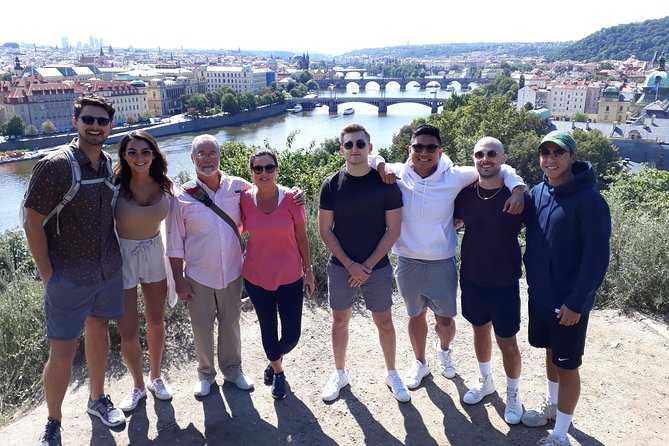 7 BEST VIEWS - PRAGUE eBIKE TOUR - Petrin Park and the city below