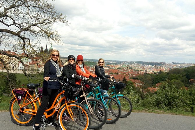 7 BEST VIEWS - PRAGUE eBIKE TOUR - Letna Park and the Old Town panorama