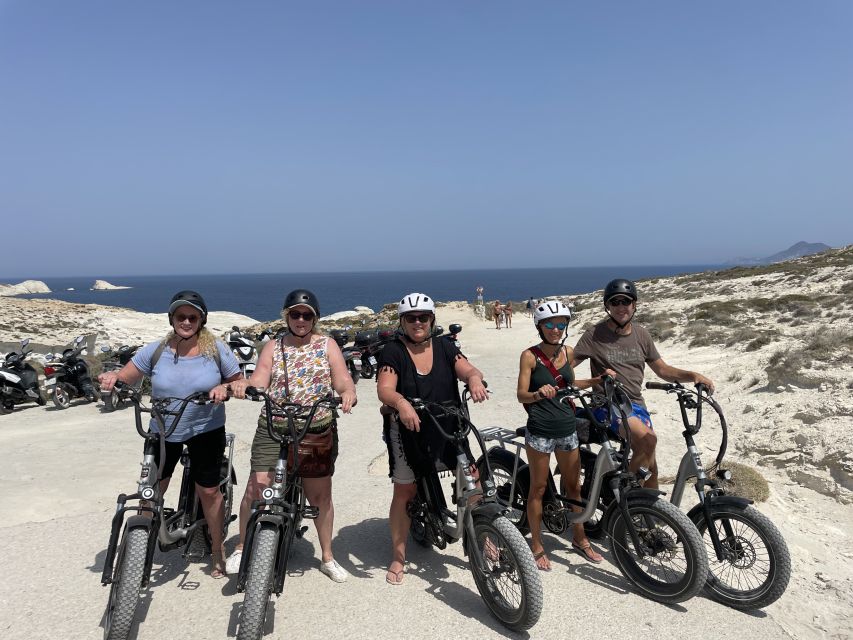 Adamas: Milos Highlights Tour on an Electric Bike - Climbing to Plaka by electric bicycle