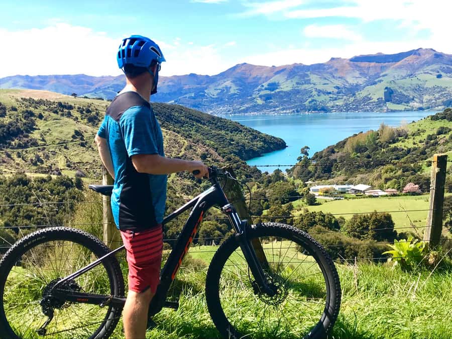Akaroa: Guided Electric Mountain Bike Tour-Lava Loop - How much value do you get for $104?