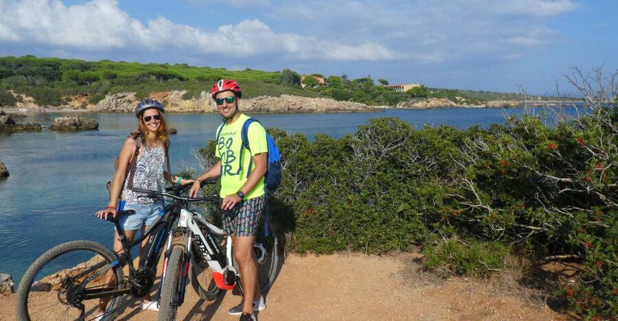 Alghero: Small Beaches E-Bike Tour with Aperitivo - Capo Caccia from a slower, lower viewpoint