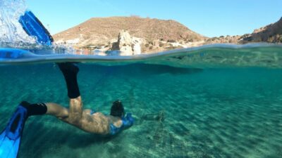 Calas and Beaches E-Bike Tour with Snorkeling