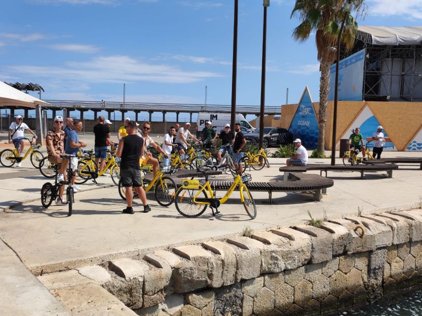 Alicante: City and Beach Bike Tour - Basilica of Saint Mary and views toward Santa Barbara Castle