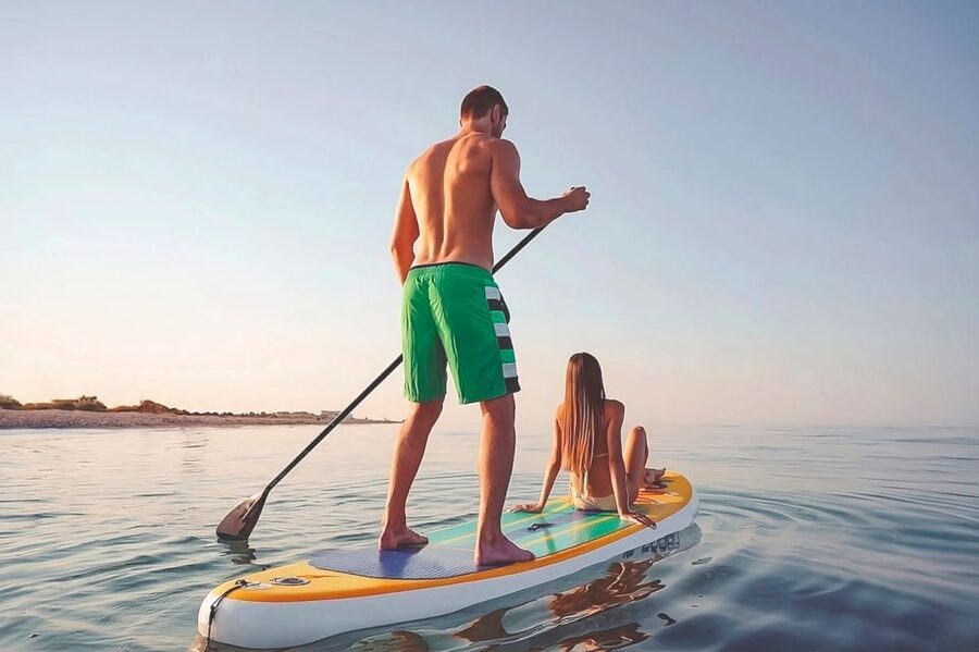 Alicante: E-Bike, Snorkeling and Paddle Surf Tour - La Albufereta and the Roman fish farm