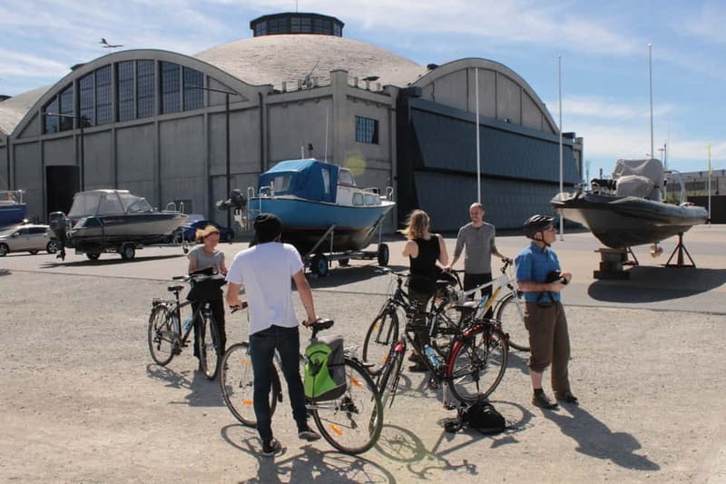 All inclusive Tallinn Food and Bike tour - Patarei and the Seaplane Harbour