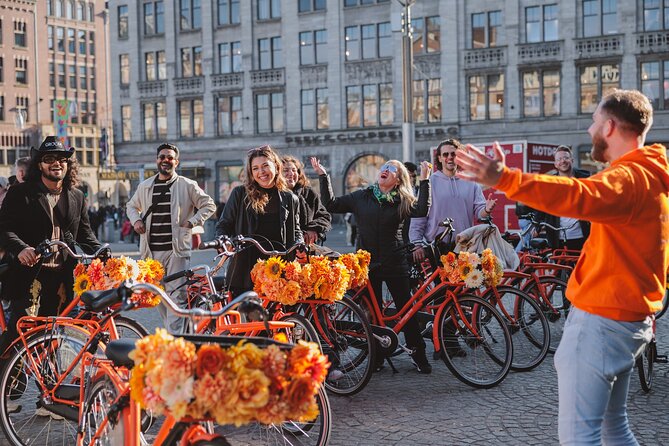 Amsterdam City Top Highlights Guided Bike Tour - Leidseplein and Dam Square