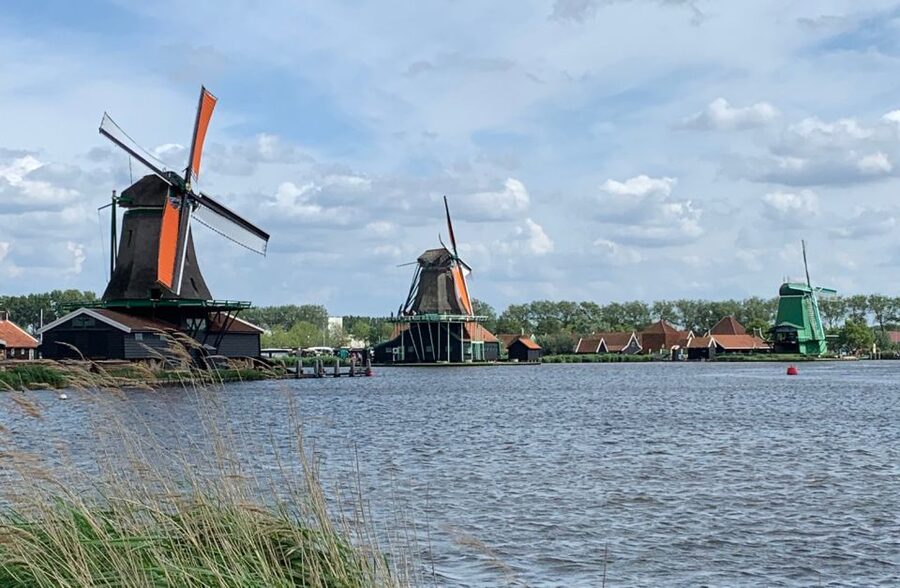 Amsterdam: Countryside Bike Tour and Zaanse Schans Windmills - Industrial windmills, sawmills, and old paper production