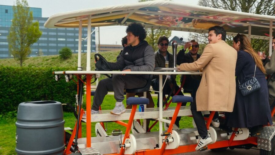Amsterdam: Dutch Beer Bike Blast Tour with Onboard Bar - The Ten-Minute Stop Near Coffeeshop Sloterdijk