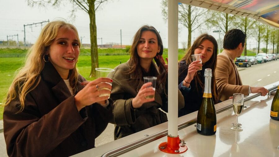 Amsterdam: Dutch Prosecco Party Bike - What the $37 price means