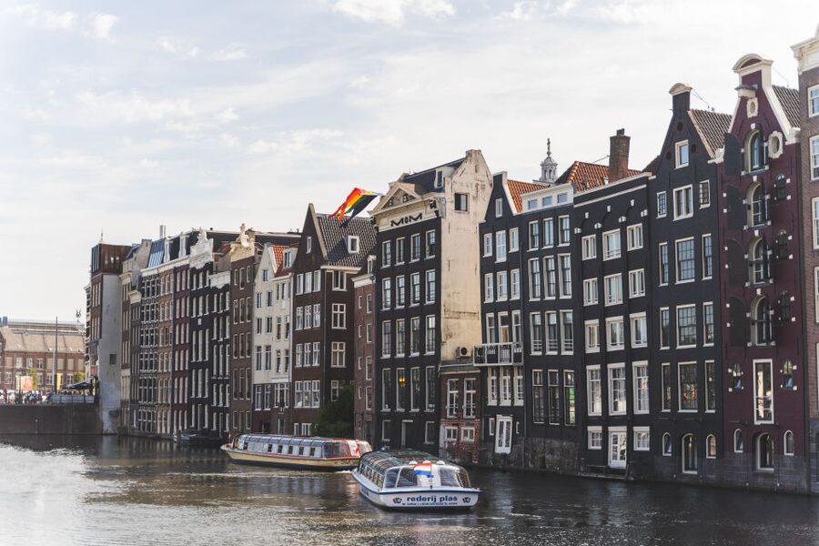 Amsterdam full day tour: Walking, Biking & Cruising - Riding from Amsterdam Centraal to De Gooyer