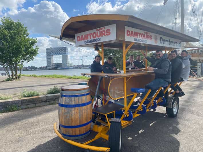 Amsterdam: The Original BUBBLES & BIKE Private Prosecco Tour - Starting under the viaduct near Sloterdijk