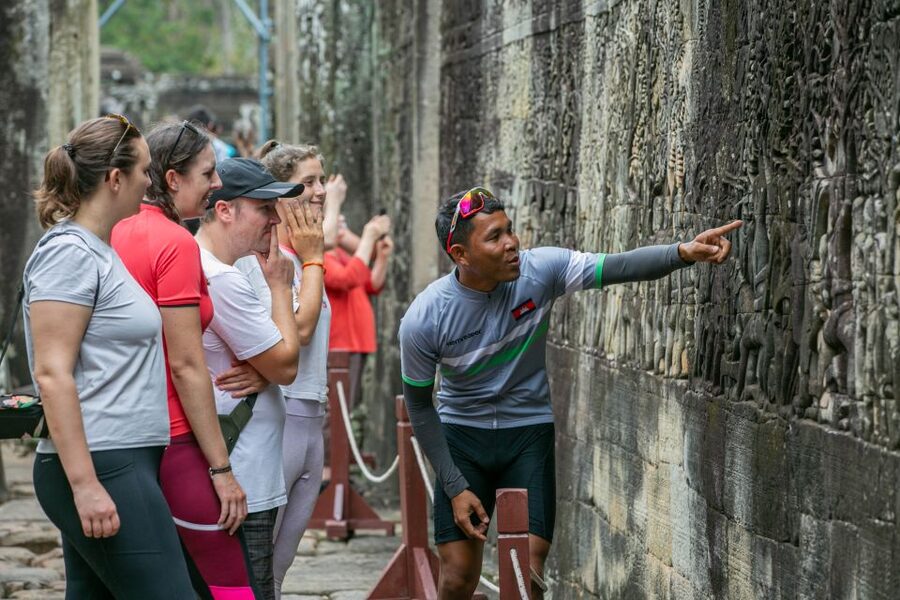 Angkor Wat: Guided Sunrise Bike Tour w/ Breakfast and Lunch - Ta Prohm, the Tomb Raider temple