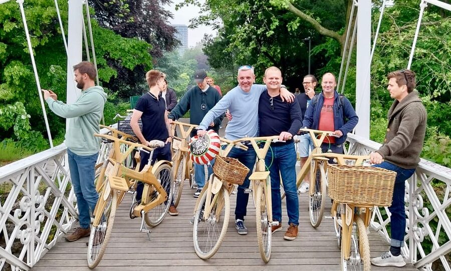 Antwerp: The Big 5 City Highlights by Wooden Bike - From Schipperskwartier to the MAS