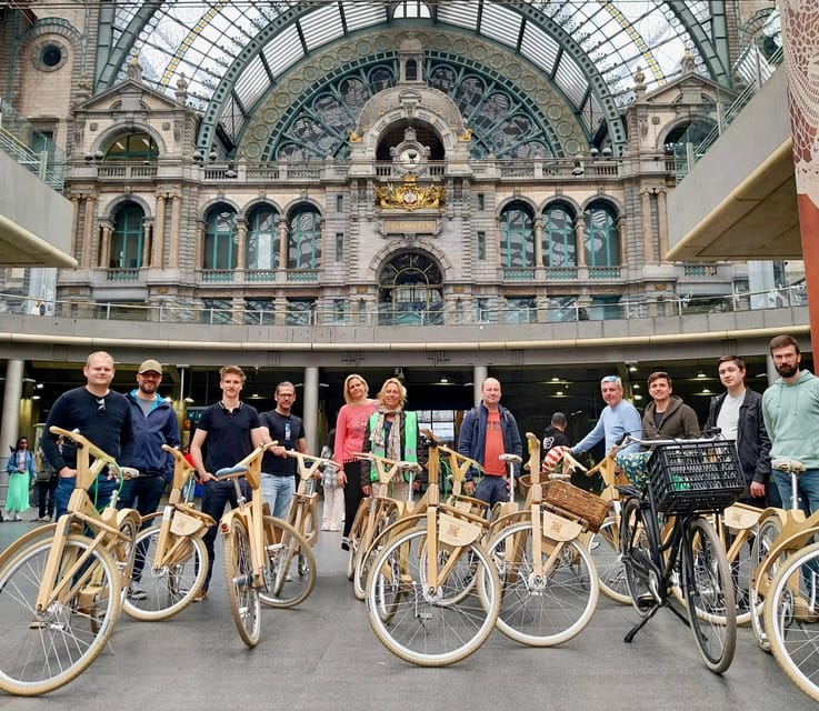Antwerp: The Big 5 City Highlights by Wooden Bike - Grote Markt and St. Carolus Borromeus Church