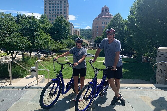 Asheville Historic Downtown Guided Electric Bike Tour with Scenic Views - Sunset Terrace and the Blue Ridge View