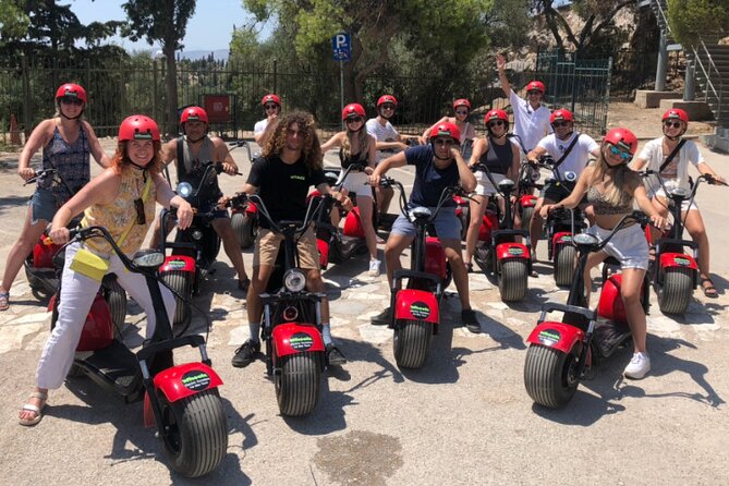 Athens Acropolis Official E-Scooter Guided Tour Fat E-Bike - Gazi from the saddle