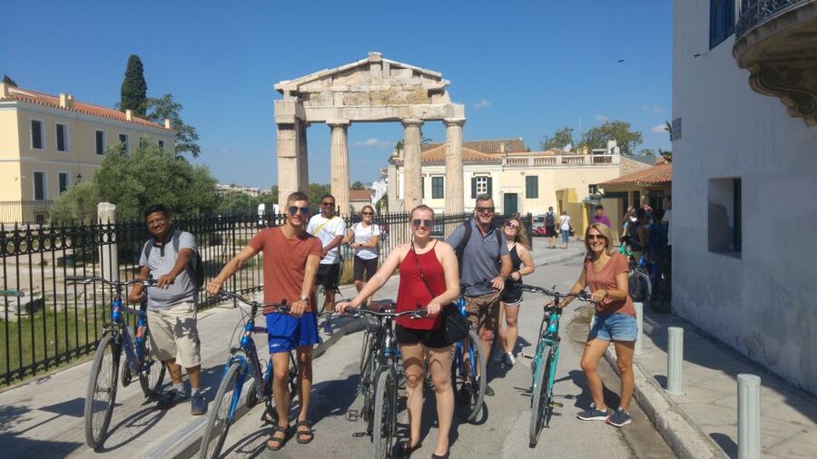 Athens: City Bike tour with Acropolis Visit Option - Filopappou and the city views