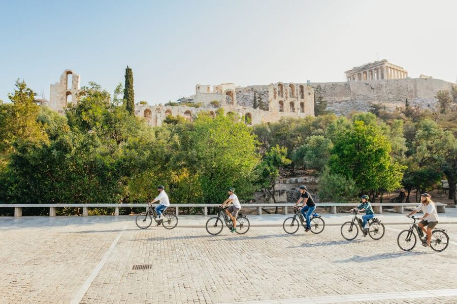 Athens: City Electric Bike Tour with Acropolis Visit Option - Thission, Kerameikos, and the ancient market area