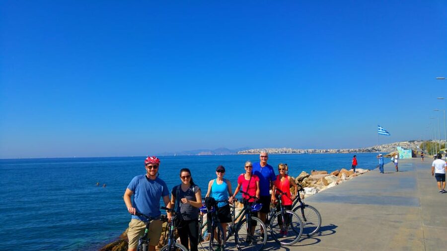 Athens: City & Sea Bike Tour - Kalamaki Beach gives the morning a reset