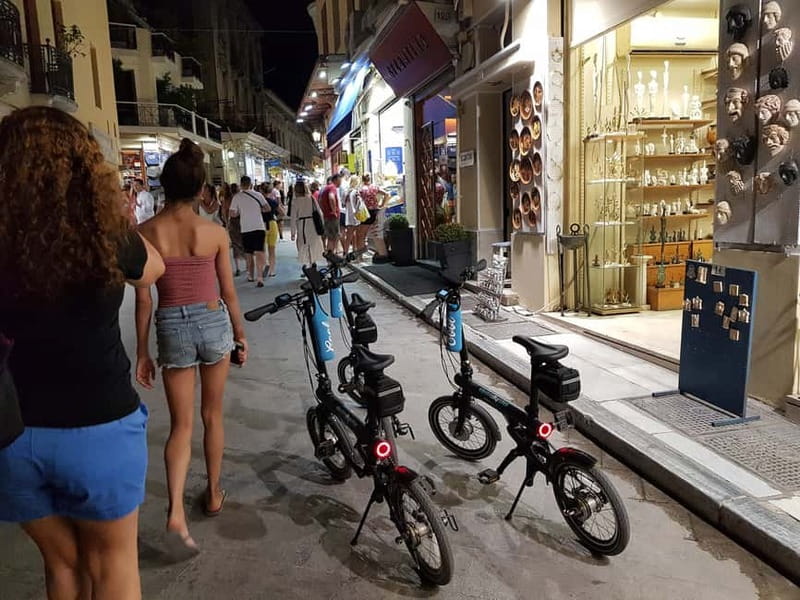 Athens: Discover the City Electric Bike Night Tour - Getting comfortable on the bike before the city ride