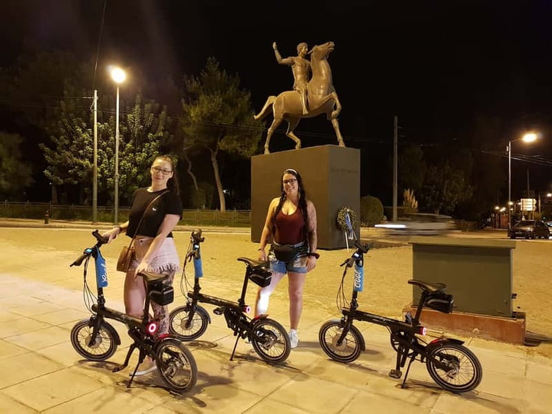 Athens: Discover the City Electric Bike Night Tour - The Temple of Olympian Zeus and the Acropolis