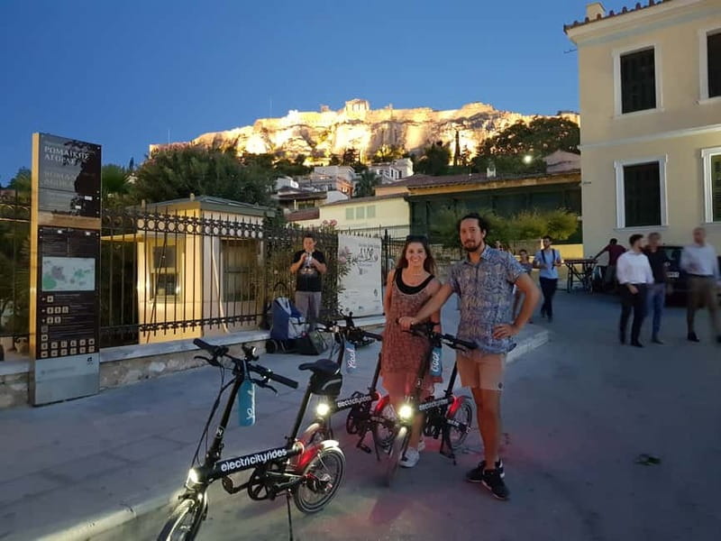 Athens: Discover the City Electric Bike Night Tour - Ancient Agora, Monastiraki, and Psyrri