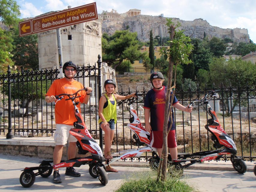 Athens Highlights by Electric Trikke Bike - Monastiraki Square and the flea market