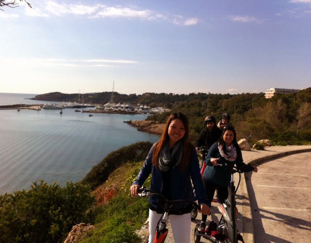 Athens Riviera Trikke Bike Tour & Vouliagmeni Lake - Photos, videos, and the small touches