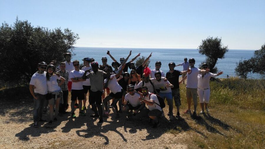 Athens Riviera Trikke Bike Tour & Vouliagmeni Lake - Starting in Voula with a short safety briefing