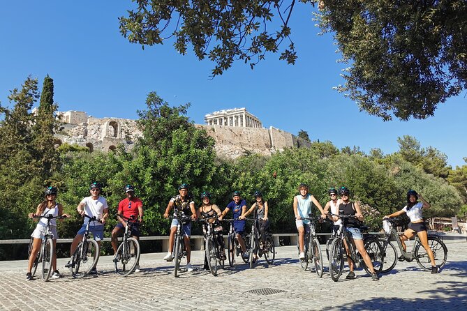Athens Scenic Electric Bike Tour with optional Acropolis visit - Temple of Aries and Acropolis views