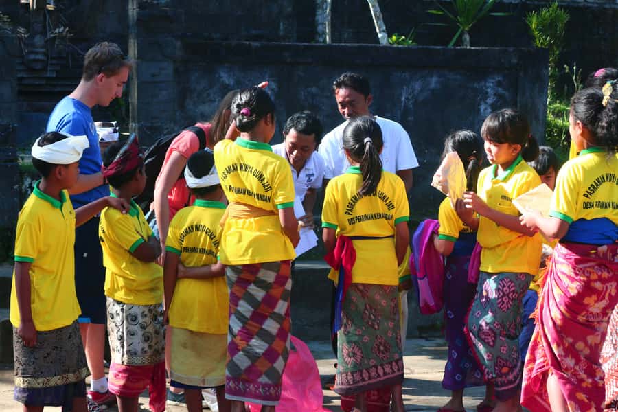 Bali Downhill Cultural Cycling Tour - Rice fields and the working countryside