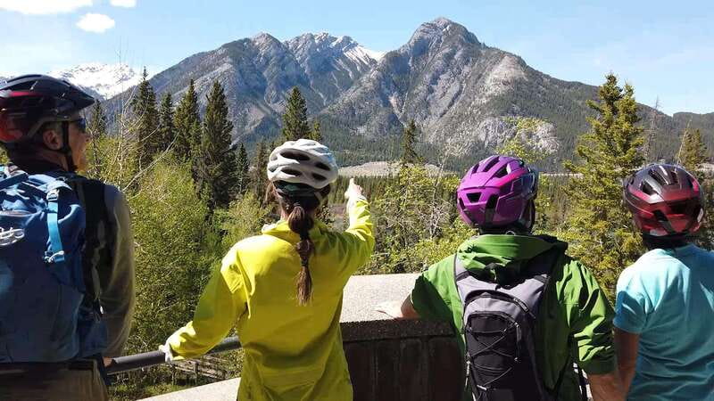 Banff: Bow River E-Bike Tour and Sundance Canyon Hike - Starting in Banff with a short bike lesson