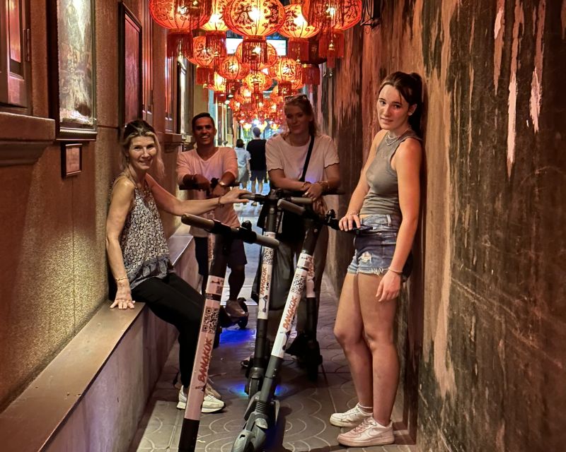 Bangkok By Night by Electric Scooter &/or Bike - Pak Khlong Talat and the limits of the route