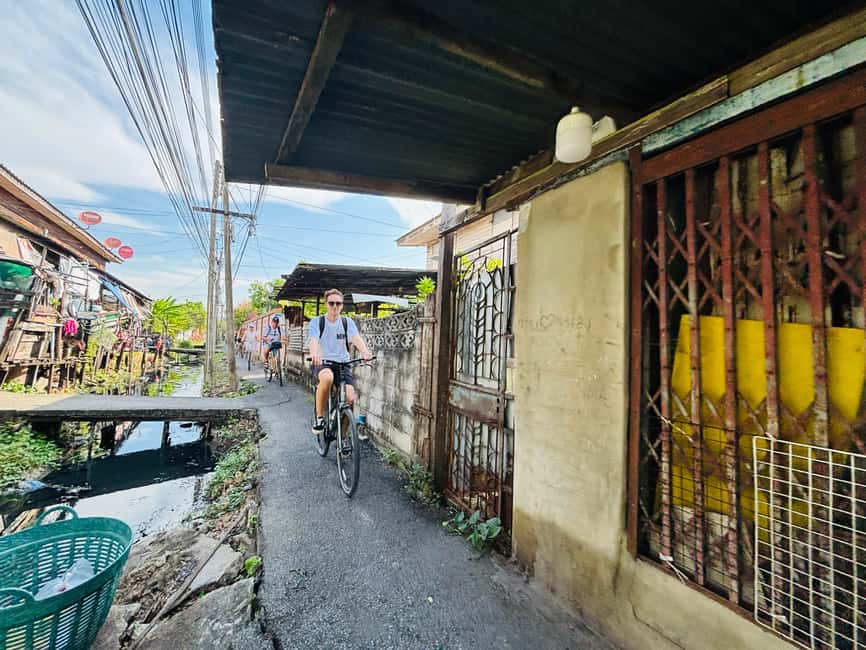 Bangkok: Temples, Canals & Local Life Bike Tour - Key points