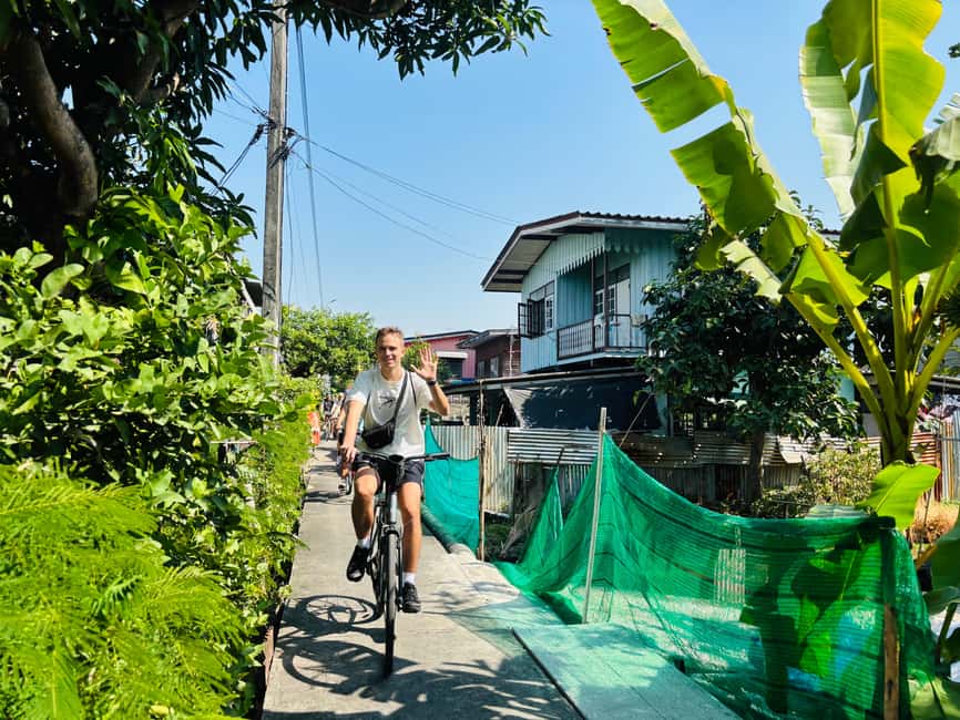 Bangkok: Temples, Canals & Local Life Bike Tour - The canals and narrow lanes are the real attraction