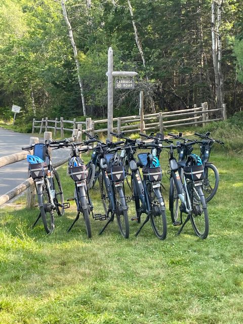 Bar Harbor: Acadia National Park Carriage Roads Ebike Tour - Park passes, arrival, and transport