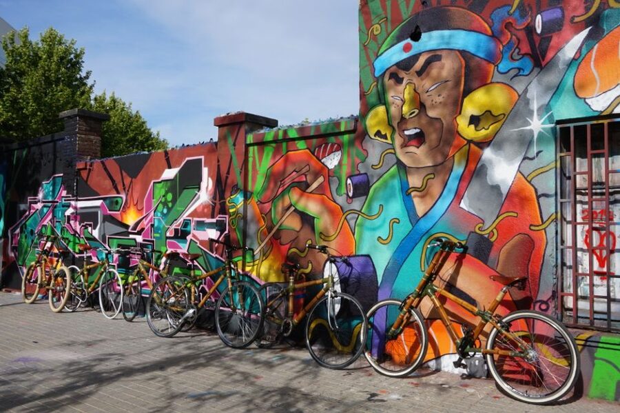 Barcelona: 3.5-Hour Street Art Tour by Bamboo Bike - The bamboo bicycle is part of the experience