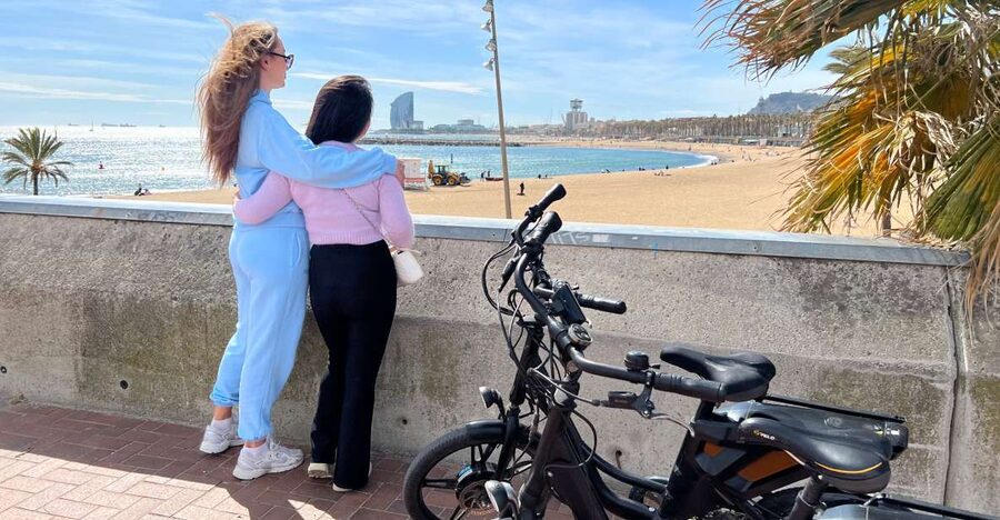 Barcelona: 3-Hour Montjuic Mountain E-Bike Guided Tour - Cactus Park gives the route a different flavor