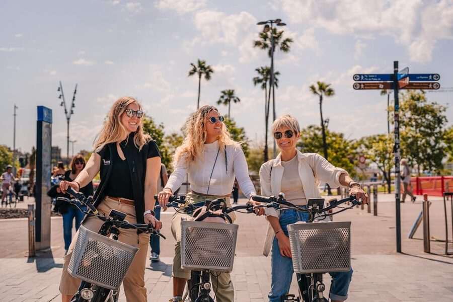 Barcelona: E-Bike Tour with Montjuic Cable Car & Boat Ride - A Barcelona overview by pedal, cable, and boat