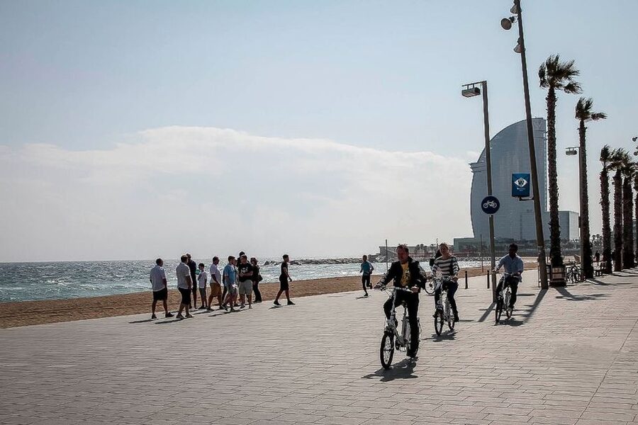 Barcelona: Private 5 Neighborhoods Tour by Electric Bike - Rambla del Raval and Barcelona’s mixed street life