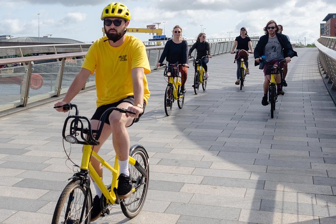 Belfast Bike Tours - Crossing the Lagan into the Titanic Quarter