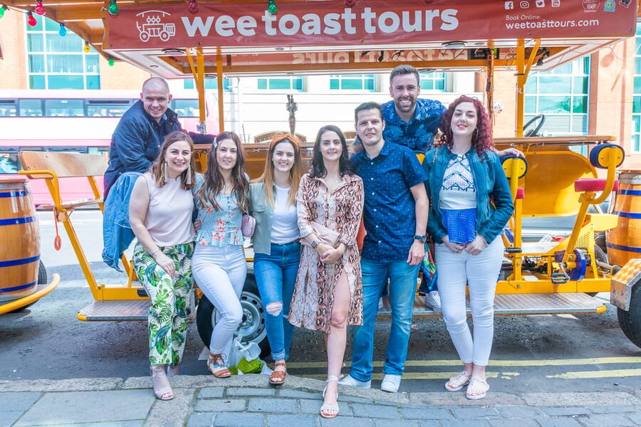 Belfast: City Centre Beer Bike Tour - The Belfast beer bike in plain terms