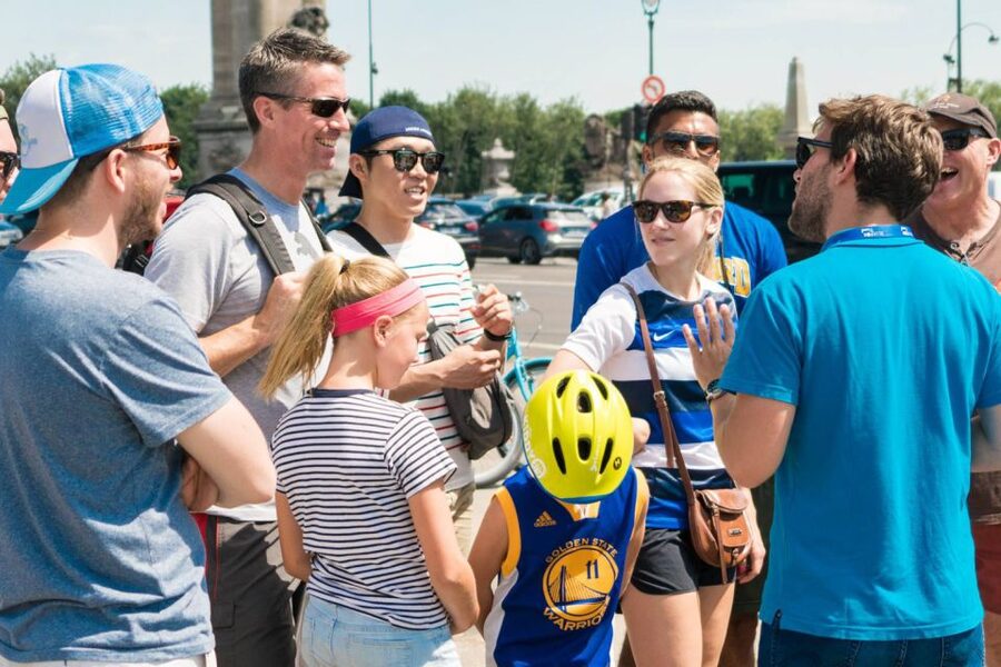 Best of Paris Bike Tour - The Rue Cler break gives the tour a local pause