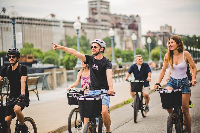 Bike / E-bike Tour : Downtown, Old Montreal, Waterfront by Fitz - Starting at the Old Port and getting fitted for a bike