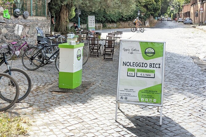Bike Rental inside Appian Way Regional Park - How much time should you allow?
