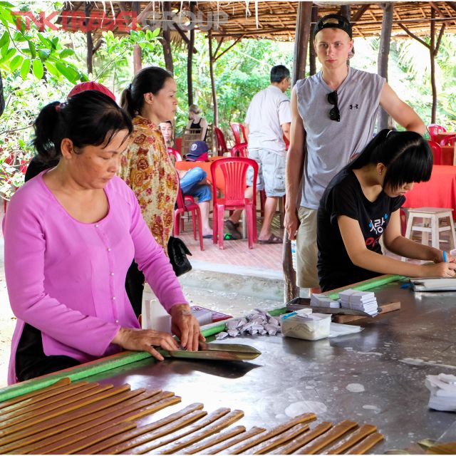 Cai Be Mekong Delta: Cooking Class, Cycling, Craft Villages - Cycling through Tan Phong Island orchards